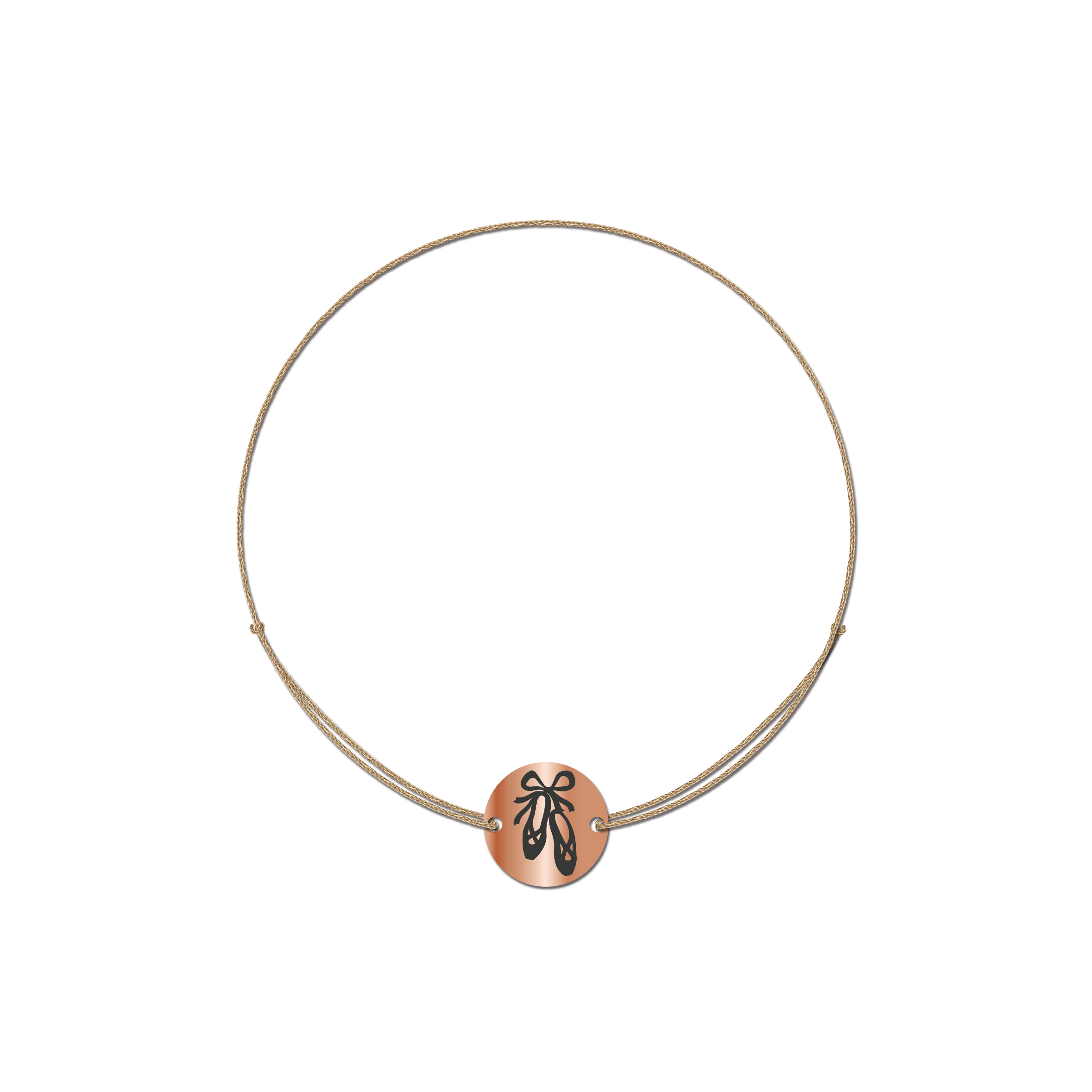 Rose gold Končić Narukvica Baletanke - FE Jewelry