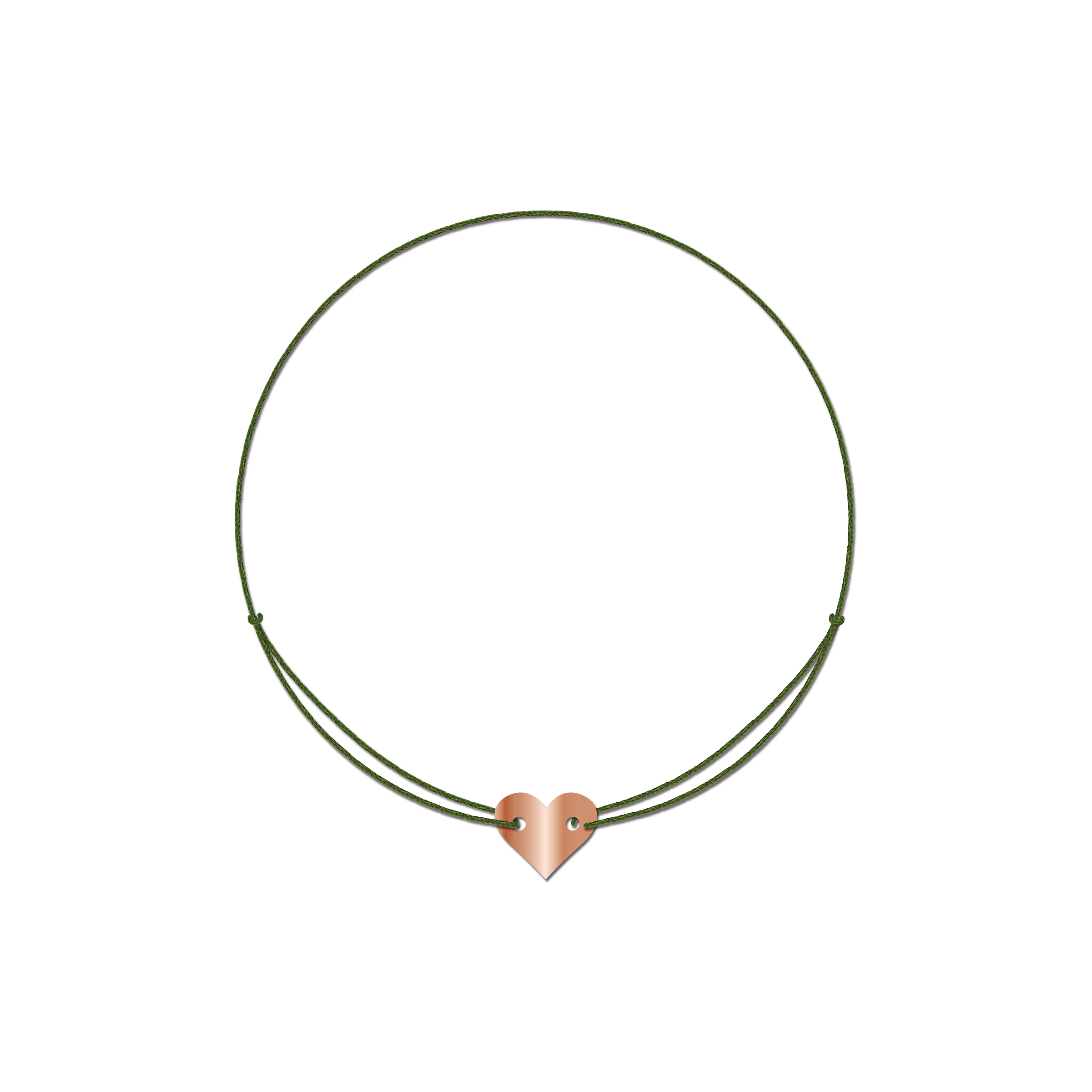 Rosegold Končić Narukvica Puno Srce - FE Jewelry